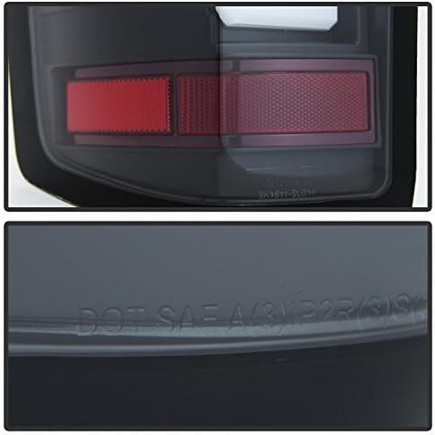 【並行輸入品】ZMAUTOPARTS シボレー 15 シルバラード 15/25Hd/35Hd ピックアップ ブラック リア LED テールブレーキライの画像