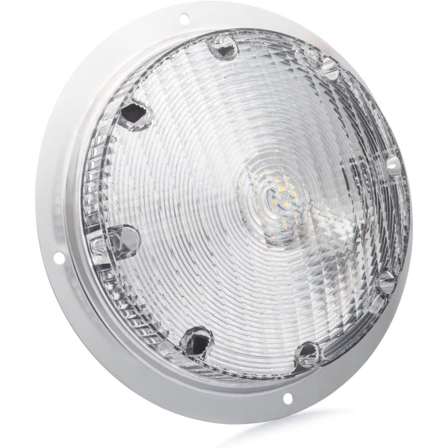 【並行輸入品】Lumitronics RV Trailer Camper 5th Wheel LED Round Surface Mount Scarの画像