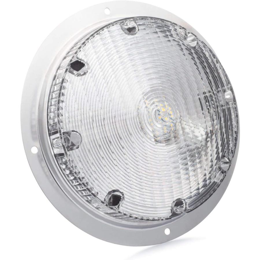 【並行輸入品】Lumitronics RV Trailer Camper 5th Wheel LED Round Surface Mount Scarの画像