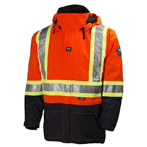 【並行輸入品】Helly Hansen作業ジャケットメンズポツダム4?"ストライプCSA Reflective 71275 US サイズ: 3Lの画像