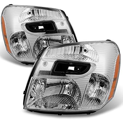 【並行輸入品】シボレーエクイノックスSUV用クリアヘッドライトヘッドランプフロントランプ交換用左右ペアセットの画像