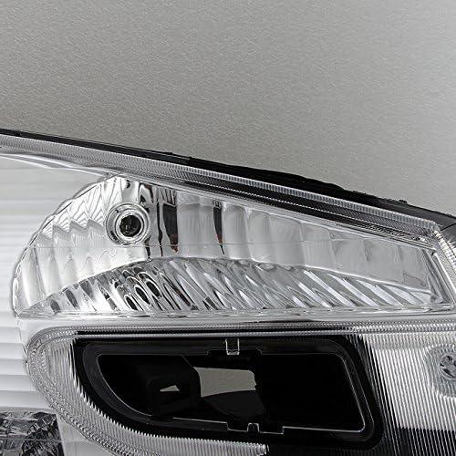 【並行輸入品】シボレーエクイノックスSUV用クリアヘッドライトヘッドランプフロントランプ交換用左右ペアセットの画像