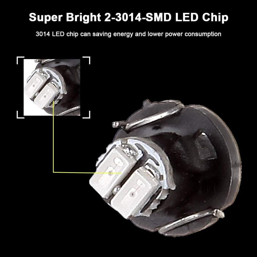 【並行輸入品】CCIYU 10個パック T3 2-3014 SMD ネオ ウェッジ 35852-SEP-A02 A/C 気候コントロール LED電球
