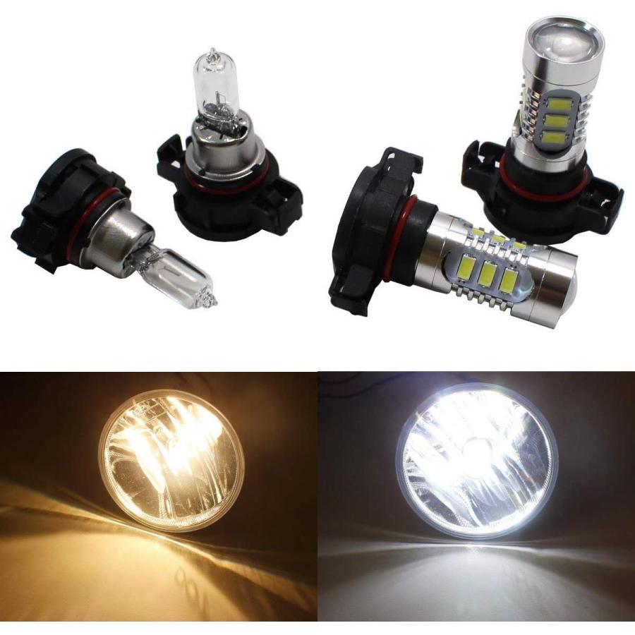【並行輸入品】iJDMTOY Complete Set Fog Lights Foglamps w/Xenon White 5202 High Powの画像