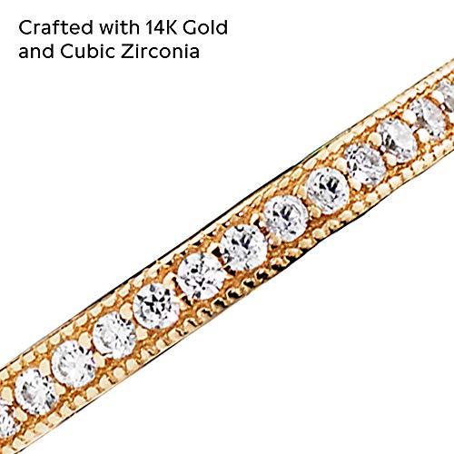 【並行輸入品】Pandora Jewelry Hearts of Pandora キュービックジルコニア リング ゴールド 14K サイズ4.5の画像