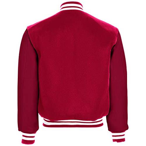 【並行輸入品】Holloway Sportswear レザー袖付き代表チームウールジャケット Holloway Men's Standard 2の画像