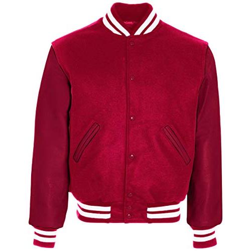 【並行輸入品】Holloway Sportswear レザー袖付き代表チームウールジャケット Holloway Men's Standard 2の画像