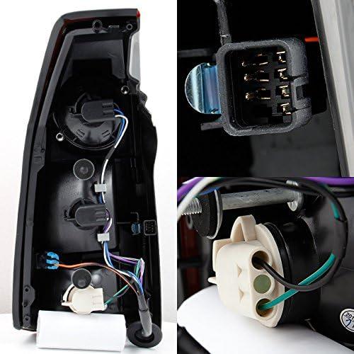 【並行輸入品】AKKON - For Cadillac CTS 4-Door Sedan Red Clear Rear Tail Light Brak_1