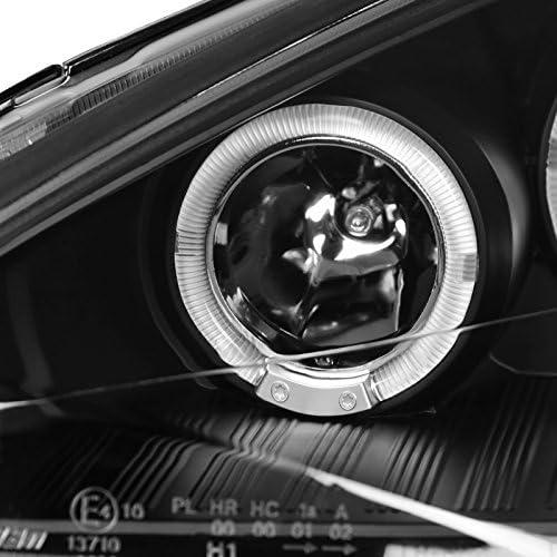 【並行輸入品】Spec-D Tuning 2LHP-FOC00JM-TM フォード フォーカス LED デュアル ヘイロー ブラック プロジェクターヘの画像