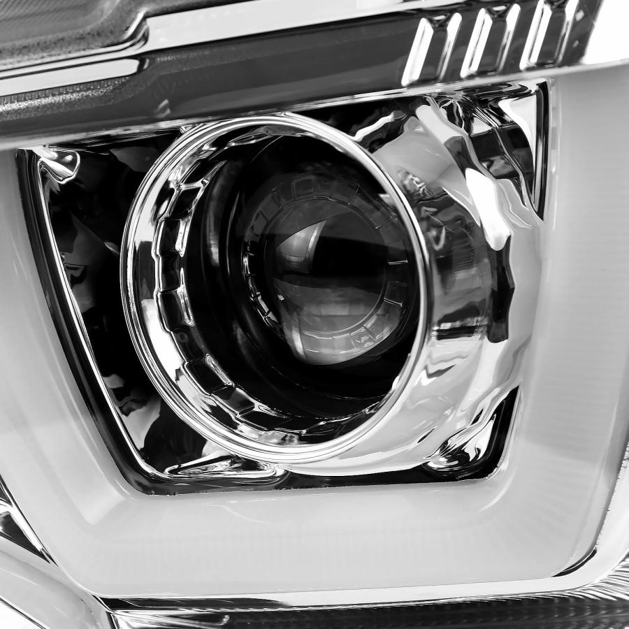【並行輸入品】Spec-D Tuning クローム LED デュアルヘイロー プロジェクターヘッドライト 2011-2014 Dodge Chargeの画像