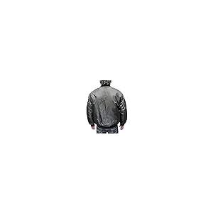 【並行輸入品】Relco Mens Classic MA1 Flight Bomber Jacket Black Lの画像