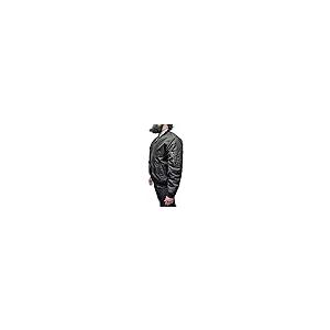 【並行輸入品】Relco Mens Classic MA1 Flight Bomber Jacket Black Lの画像