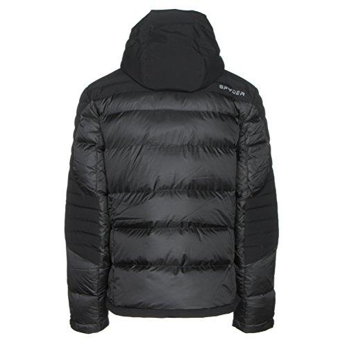 【並行輸入品】Spyder Bernese Down Jacket, Black/Black/Black, Largeの画像