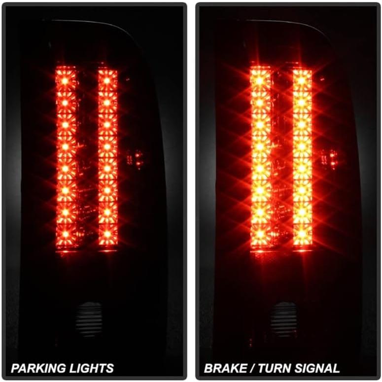 【並行輸入品】Spyder Auto 5001801 LEDテールライト レッド/スモークの画像