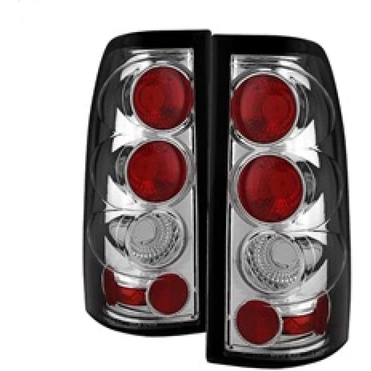 【並行輸入品】Spyder Auto 5001702 Euro Style Tail Lights Chrome/Clearの画像