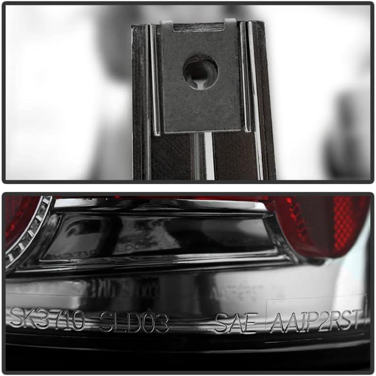【並行輸入品】Spyder Auto 5001702 Euro Style Tail Lights Chrome/Clearの画像