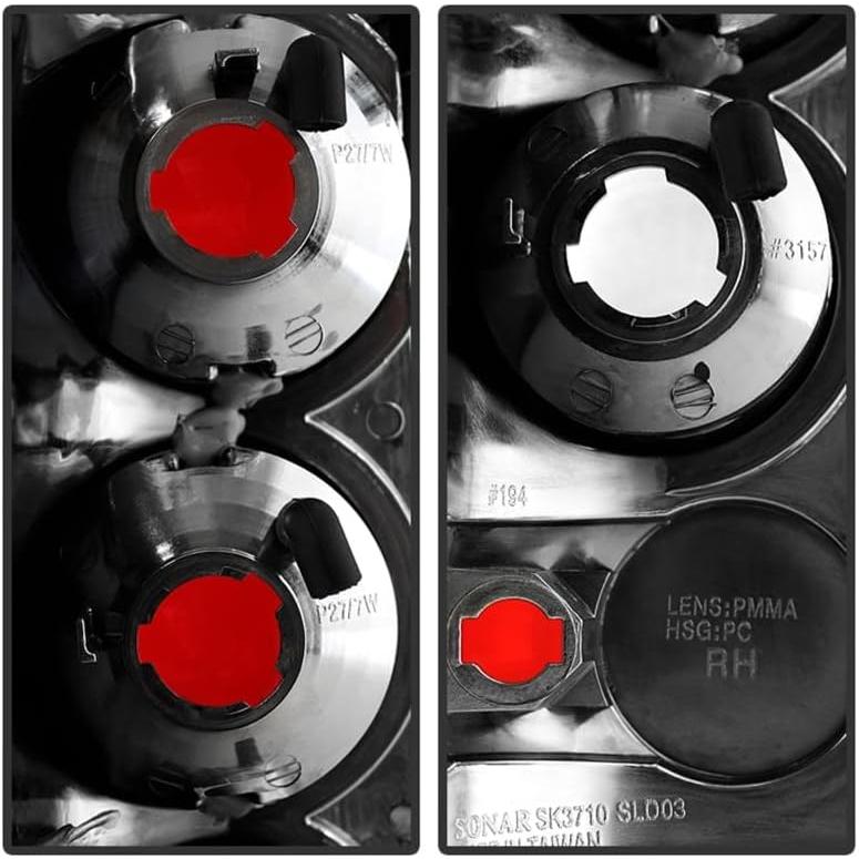 【並行輸入品】Spyder Auto 5001702 Euro Style Tail Lights Chrome/Clearの画像