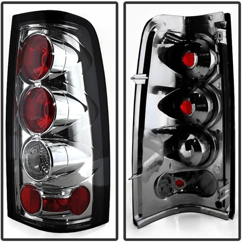 【並行輸入品】Spyder Auto 5001702 Euro Style Tail Lights Chrome/Clearの画像