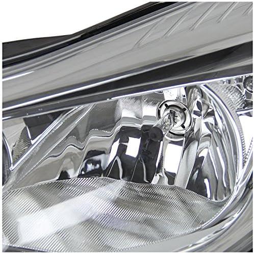 【並行輸入品】Chrome Clear Amber Headlights Head Lamps Made For And Compatible Wit_2