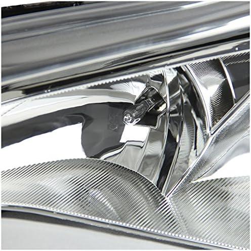 【並行輸入品】Chrome Clear Amber Headlights Head Lamps Made For And Compatible Wit_3