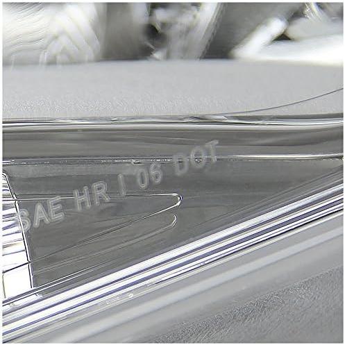【並行輸入品】Chrome Clear Amber Headlights Head Lamps Made For And Compatible Wit_5