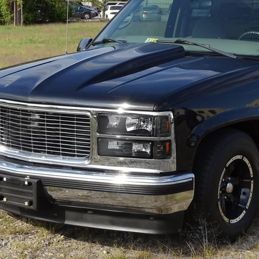 【並行輸入品】Spec-D Tuning 2LBCLH-GMC94JM-SY ブラックヘッドライト(ユーロコーナーバンパーライト付き)の画像