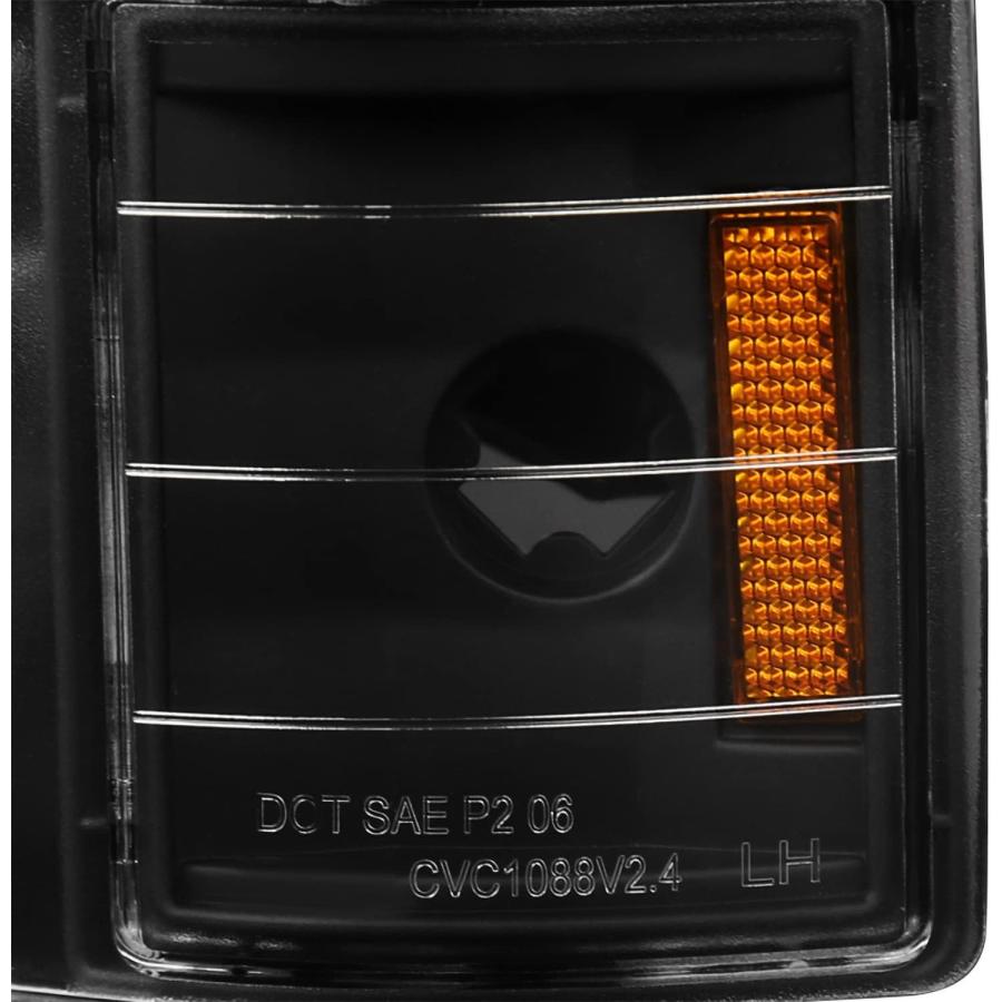 【並行輸入品】Spec-D Tuning 2LBCLH-GMC94JM-SY ブラックヘッドライト(ユーロコーナーバンパーライト付き)の画像