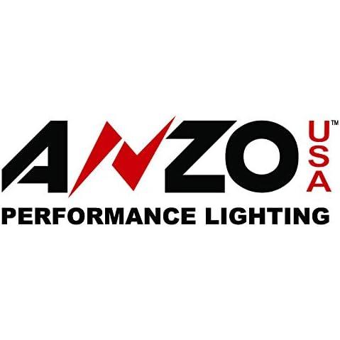 【並行輸入品】ANZO USA 211062 Black Euro Tail Light Set-Clear Lensの画像