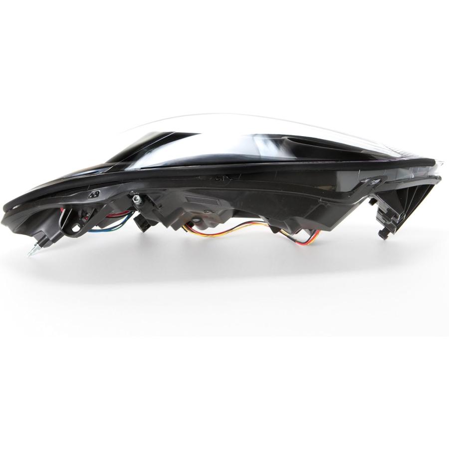 【並行輸入品】PERDE ブラック ハウジング ハロゲン ヘッドライト シボレー インパラ モンテ カルロに対応 左ドライバーと右助手席側のヘッドランの画像