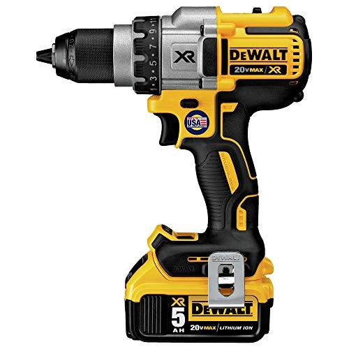 【並行輸入品】DEWALT 20V MAX XR Brushless Drill/Driver 3 Speed, Premium 5.0Ah Kの画像