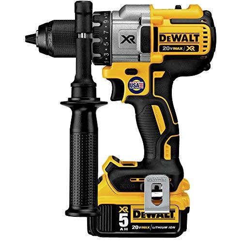 【並行輸入品】DEWALT 20V MAX XR Brushless Drill/Driver 3 Speed, Premium 5.0Ah Kの画像