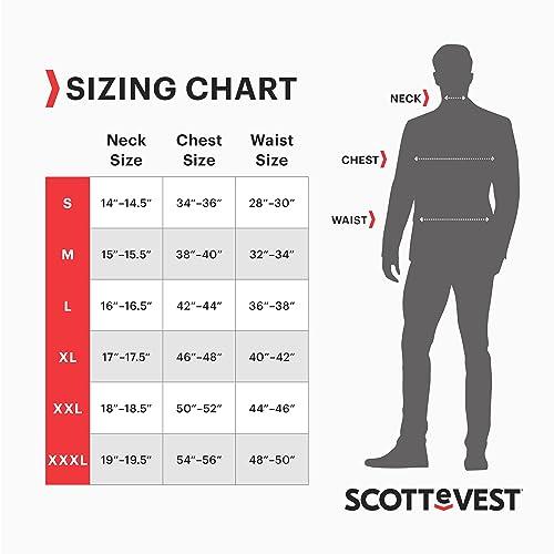 【並行輸入品】SCOTTeVEST APPAREL メンズ US サイズ: XXX Large カラー: ブラック SCOTTeVEST Revの画像