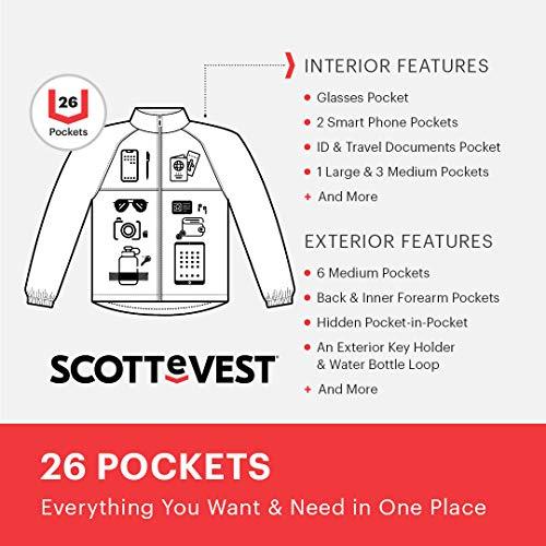 【並行輸入品】SCOTTeVEST APPAREL メンズ US サイズ: X Large カラー: ブラック SCOTTeVEST Revolの画像