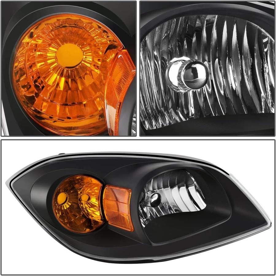 【並行輸入品】Auto Dynasty Compatible with Chevy Cobalt/Pontiac G5/Pursuit Black H_3
