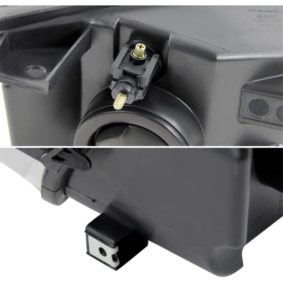 【並行輸入品】SPEC-D チューニング ヘッドライト クローム フォード フォーカス 2005-2007 L+R ペア ヘッドライト ランプ アセンの画像
