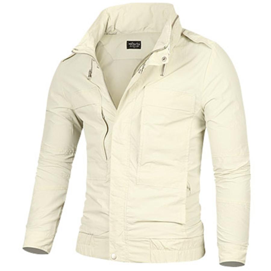 【並行輸入品】Men's Premier Windbreak Flight Jacket Air Force Jumper Field Zipの画像