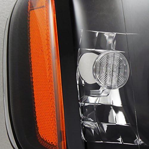 【並行輸入品】ホンダ パイロット SUV ブラックヘッドライト ヘッドランプ 運転席左+助手席右側交換用ペアセットの画像