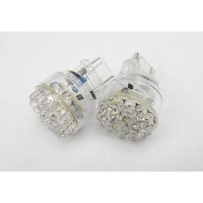 【並行輸入品】LEDIN 2 Pcs of RED 3156 24 SMD LED Parking Light 3157 3457 3057　_2