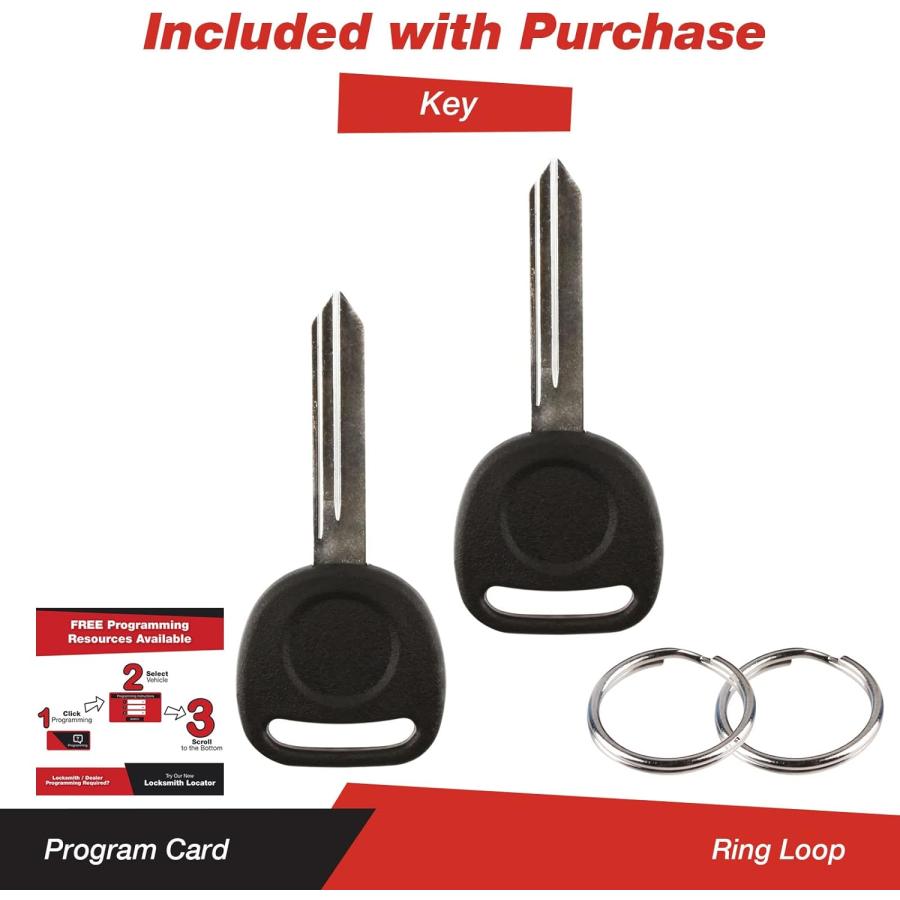 【並行輸入品】KeylessOption キーレスエントリー リモートカーキーフォブキー シボレー トレイルブレイザー GMC エンボイ (2個パックの画像