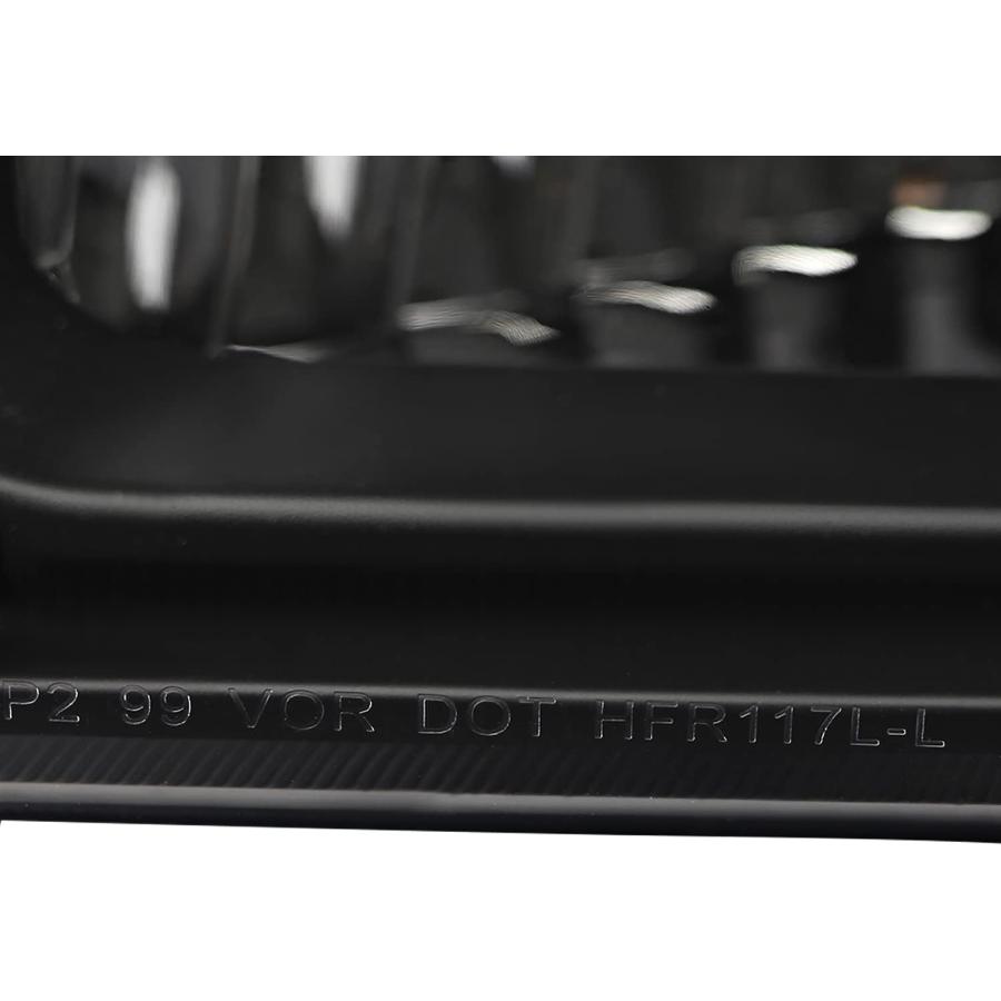 【並行輸入品】Spec-D Tuning 2LH-F250991PCJM-RS Black Headlight (1 Piece Euro With_8