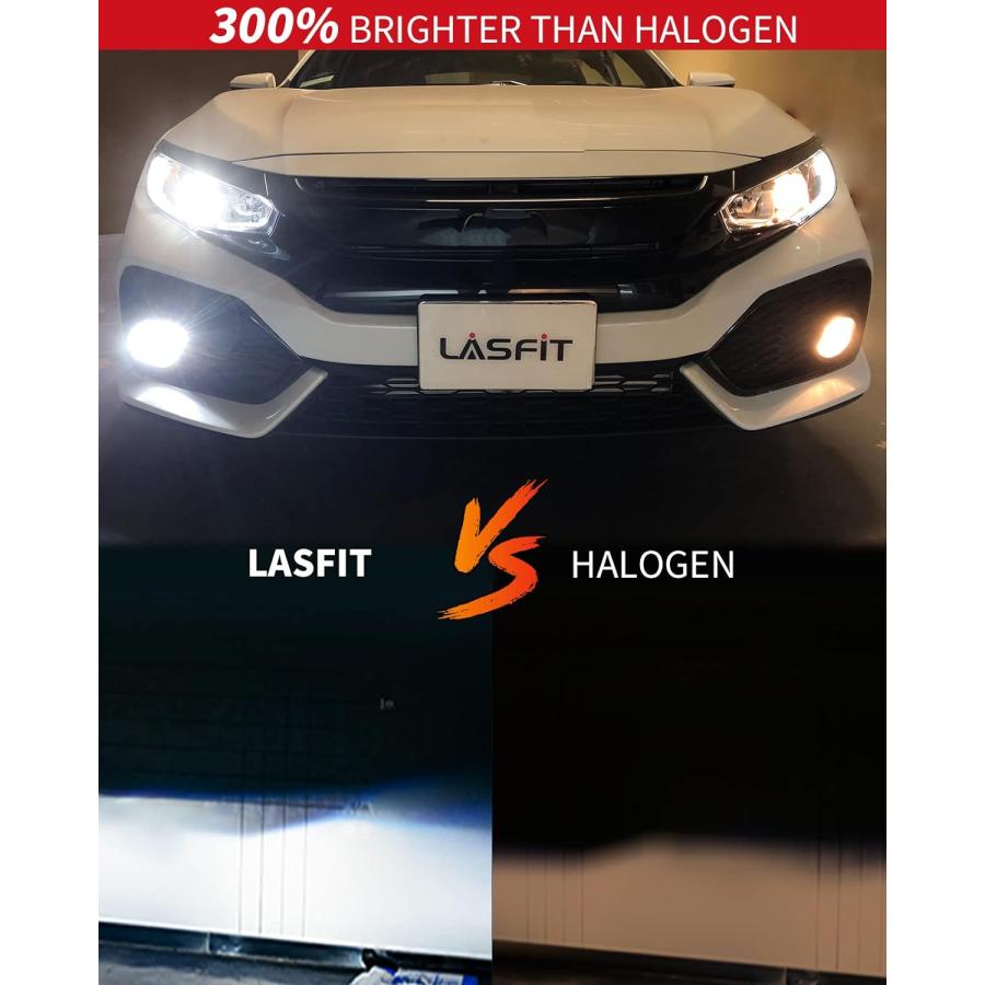 【並行輸入品】LASFIT 9006 Fog Light Bulbs HB4 Bulbs 6000K White Automotive Light_2
