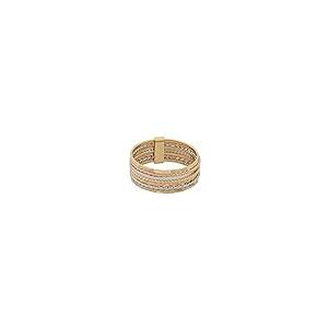 【並行輸入品】14?Kトリコロールゴールド6.7?MM 7日間スタックリング Kooljewelry 14k Tricolor Gold 6.7の画像