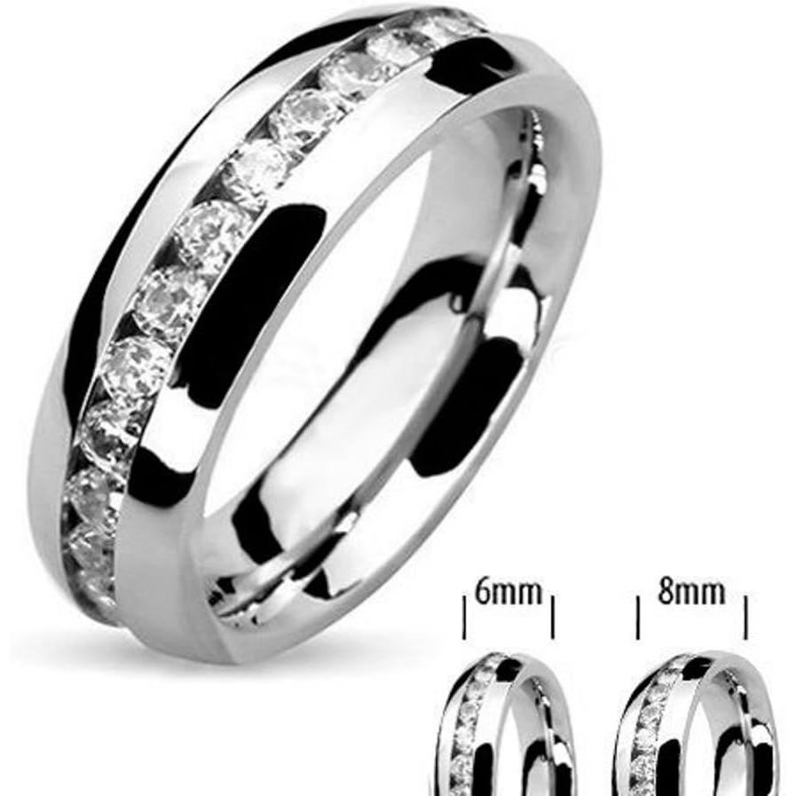 【並行輸入品】His & Hersステンレススチール2.95 CT CZブライダルセット&男性の永遠の結婚指輪　_2