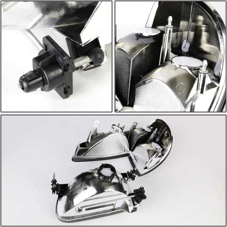 【並行輸入品】Explorer/Mountaineer 交換用スモークレンズ アンバーコーナーヘッドライト+クリアレンズDRL 8LEDドライビングラ_3