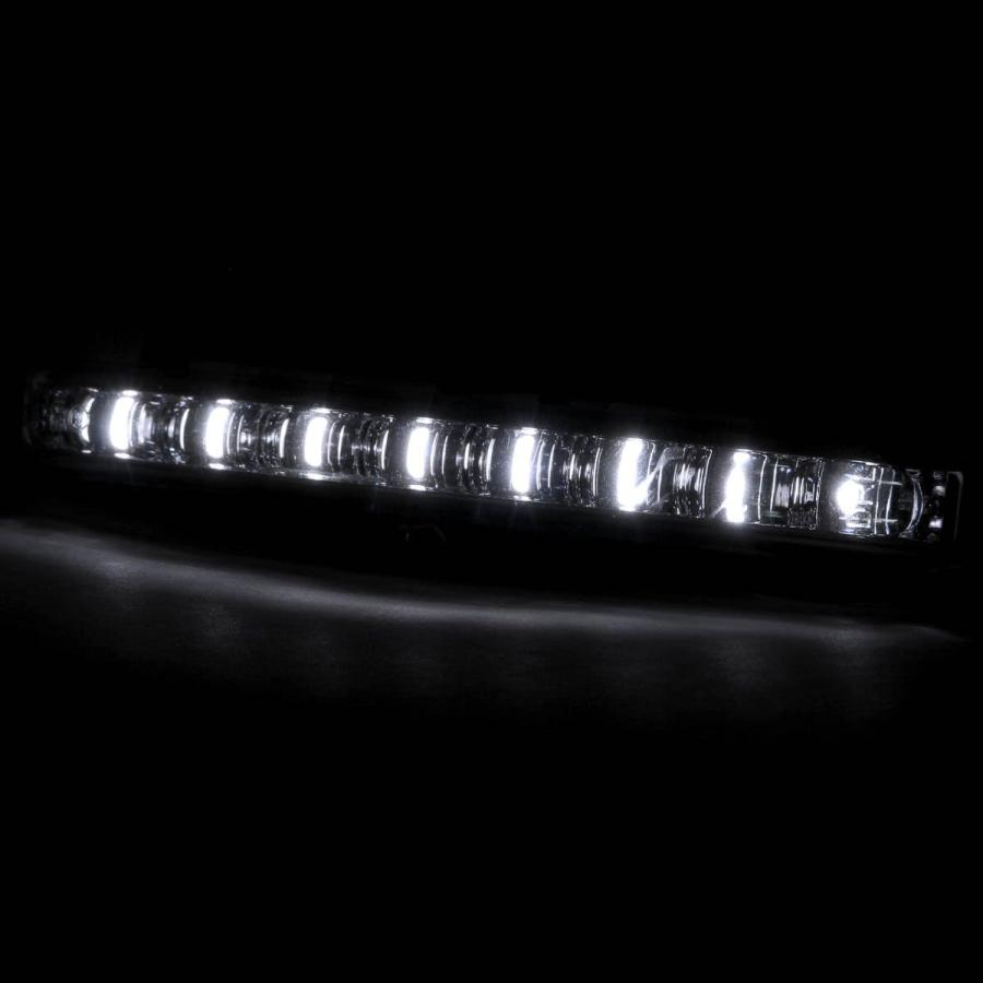 【並行輸入品】Explorer/Mountaineer 交換用スモークレンズ アンバーコーナーヘッドライト+クリアレンズDRL 8LEDドライビングラ_4