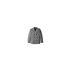 【並行輸入品】Nautica メンズ ダブルブレスト ウール ピーコート US サイズ: XX Large カラー: グレイ Nautica Mの画像