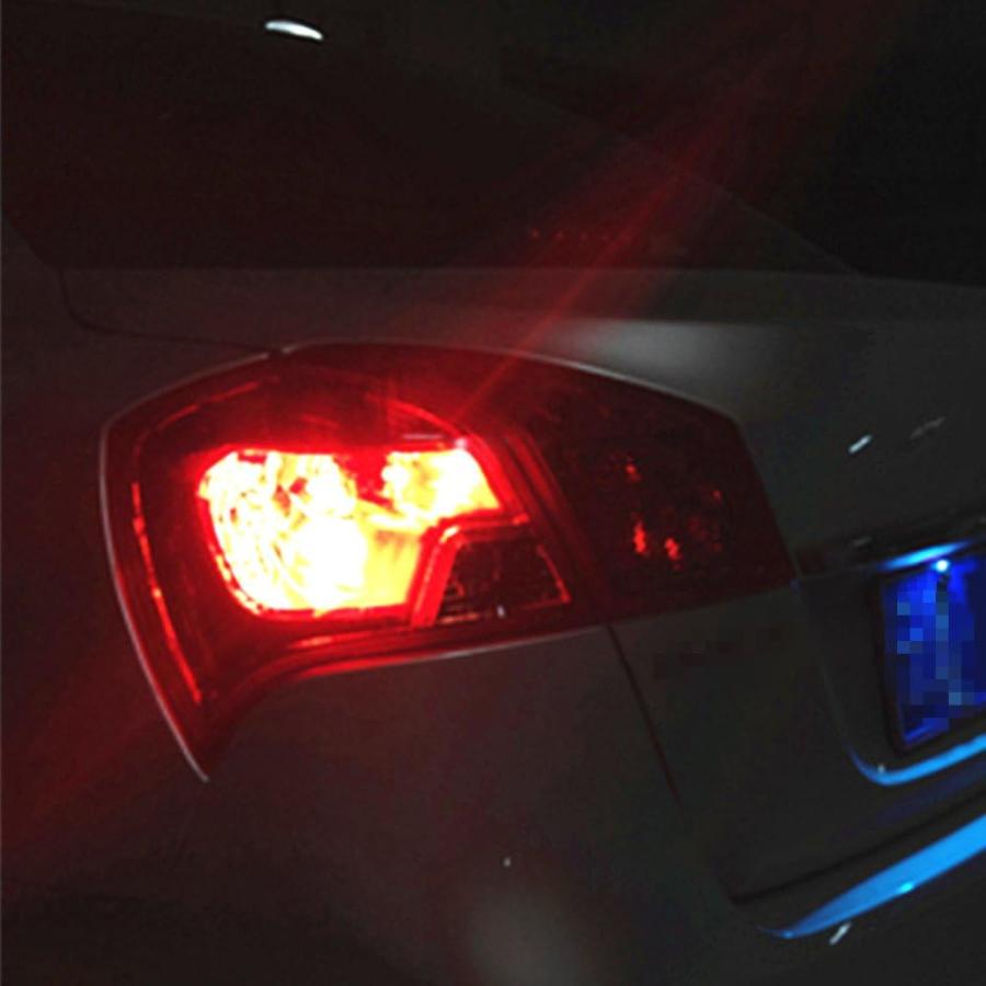 【並行輸入品】Alla Lighting 2pcs Super Bright Pure Red 3157 3057 LED Bulbs Rear Tuの画像