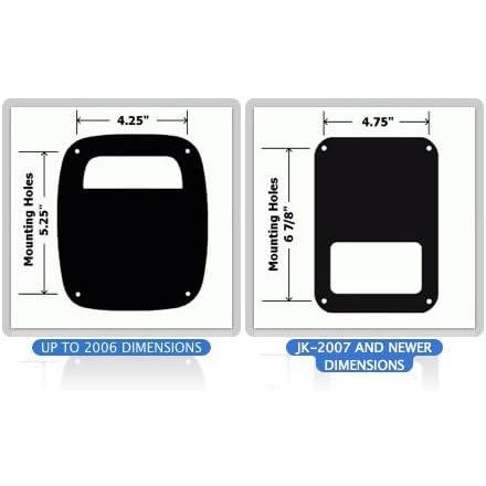ブランド登録なし - 【並行輸入品】JeepTails Bear Paw Tail lamp Light Covers Compatible with Jeep CJ or