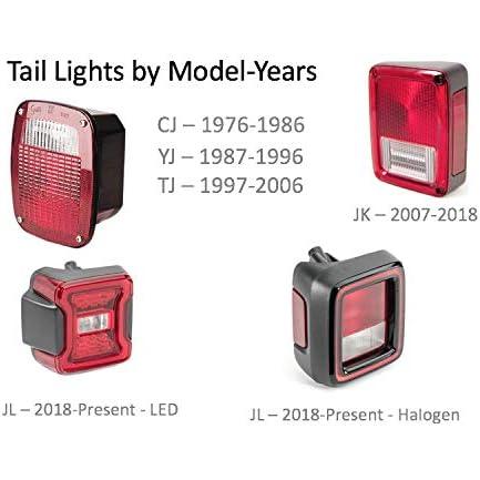 ブランド登録なし - 【並行輸入品】JeepTails Bear Paw Tail lamp Light Covers Compatible with Jeep CJ or