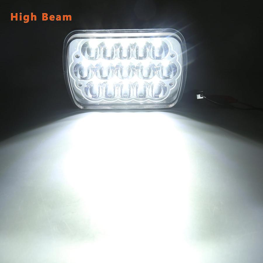 【並行輸入品】LX-LIGHT ドット 承認された5inch ジープラングラーYJチェロキーXJトラック 4x4 オフロードヘッドランプ用ヘッドライト_5